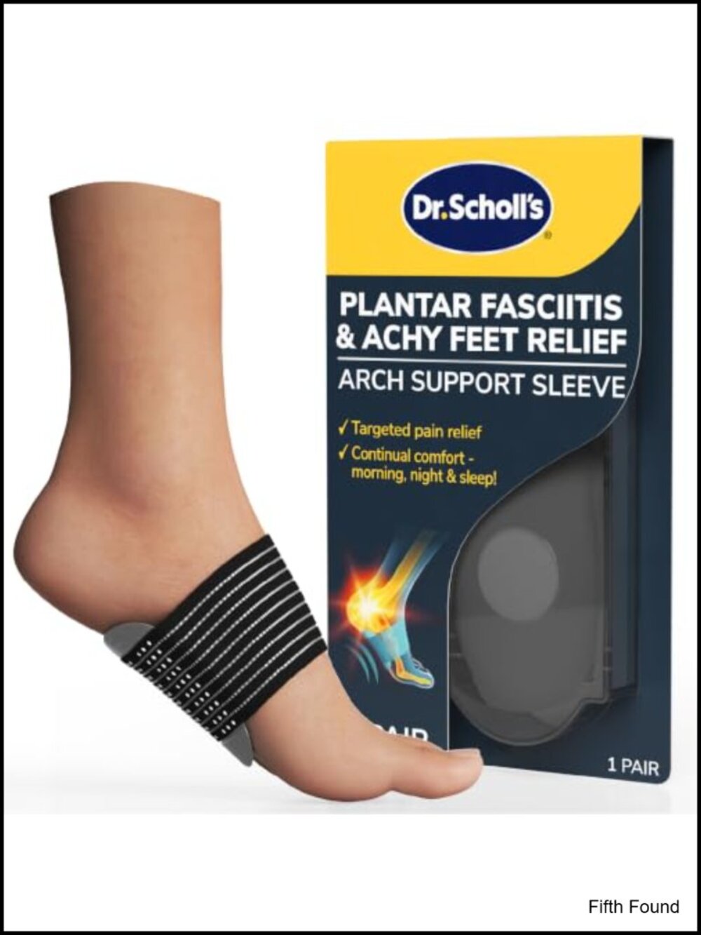 Plantar Fasciitis Arch Support Sleeve Compression Foot Brace Relief